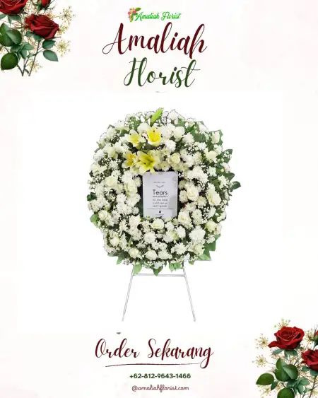 Krans Bunga Duka Kayuapak